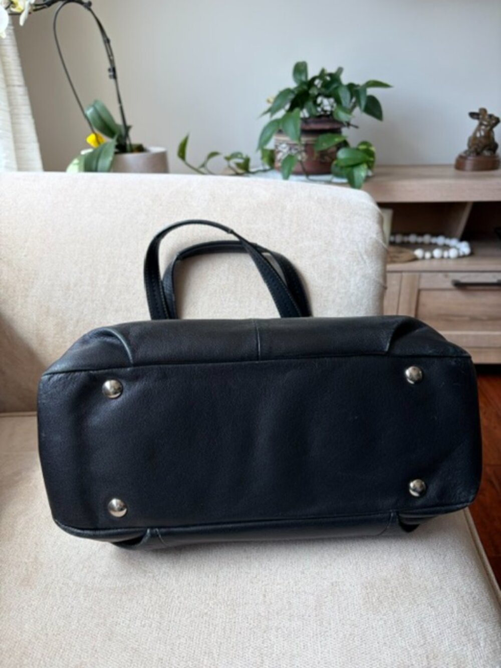 Coach Leather Handbag - Picture 5 of 8